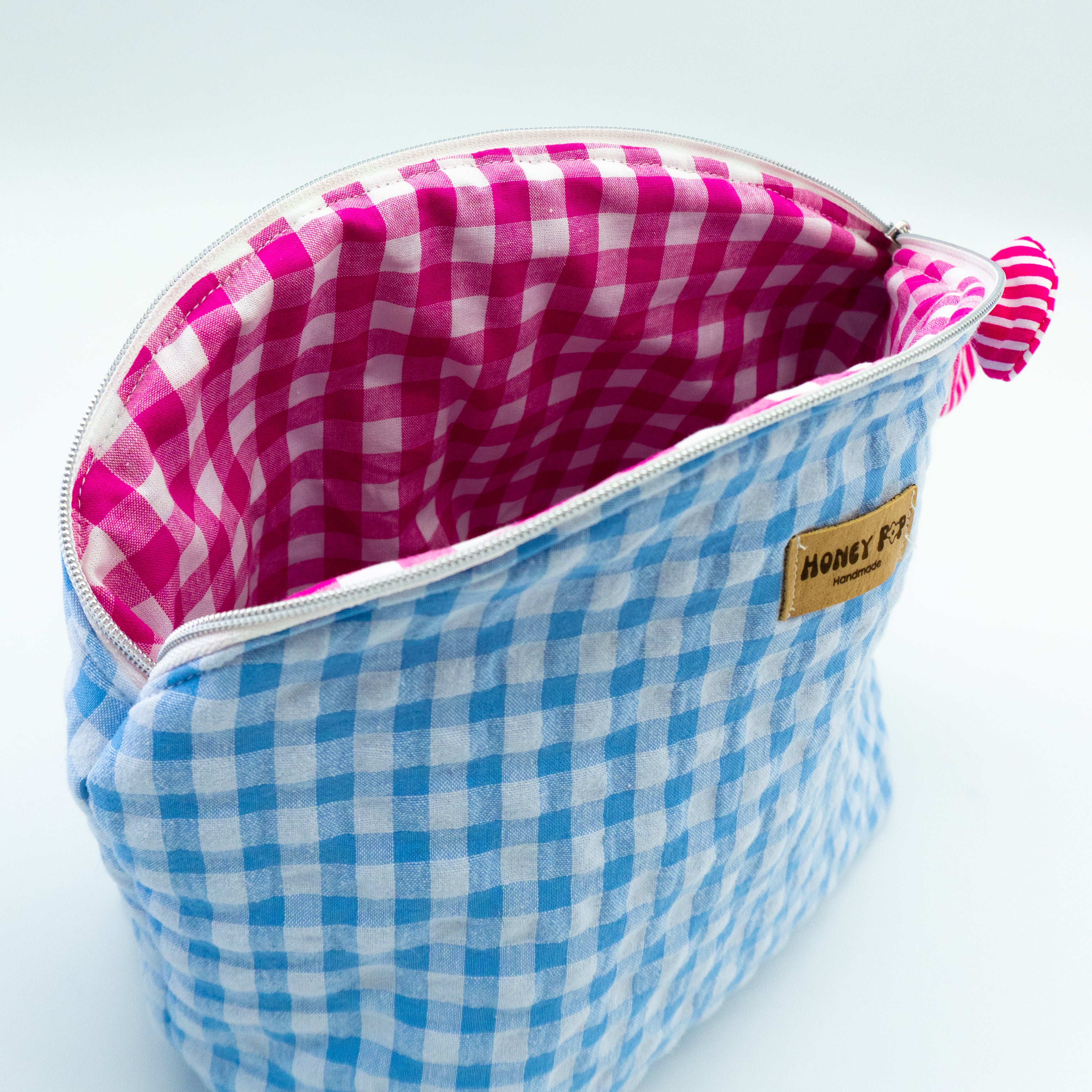 Bolsa Nocas Xadrez Azul - Tamanho L