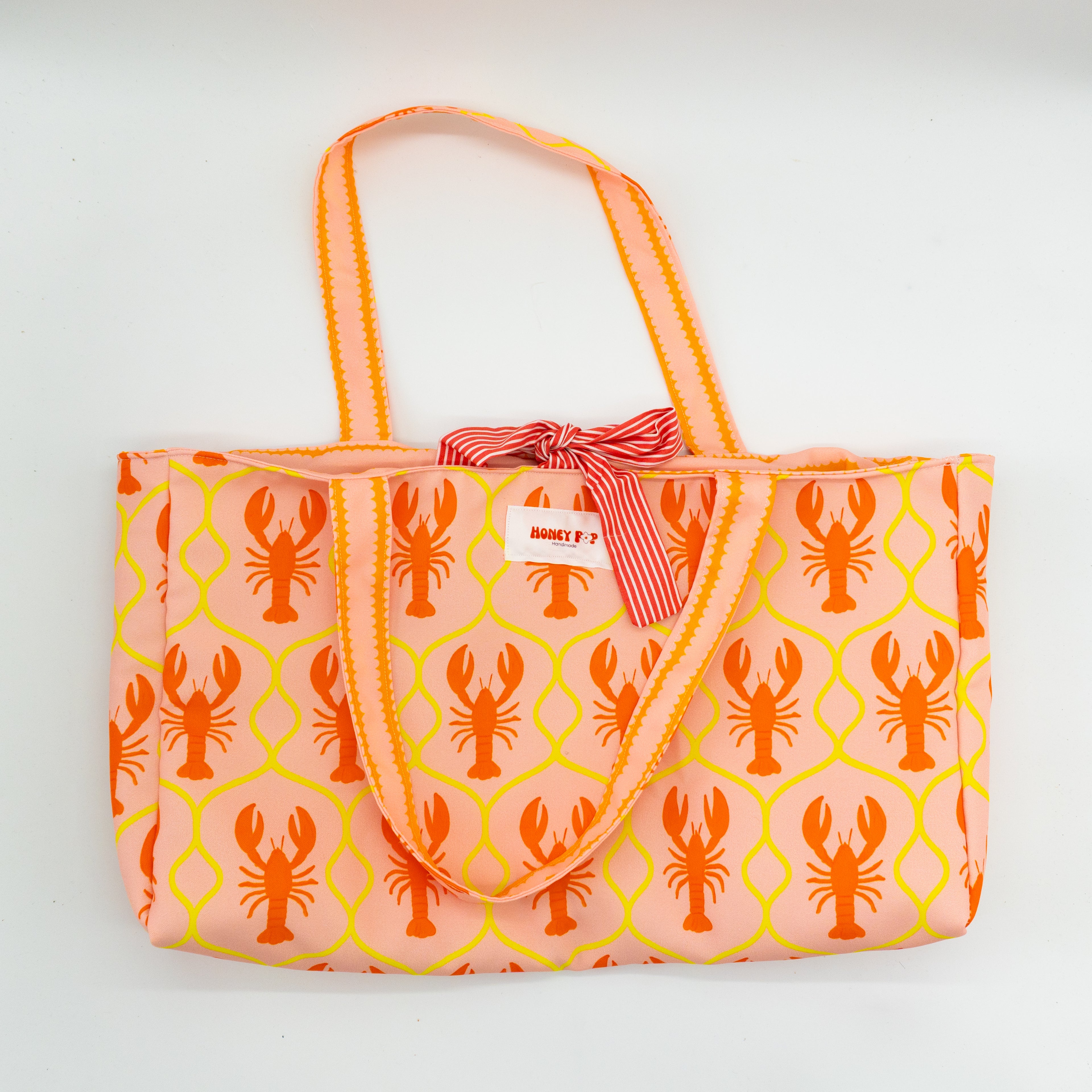 Bolsa de praia reversível Lagosta