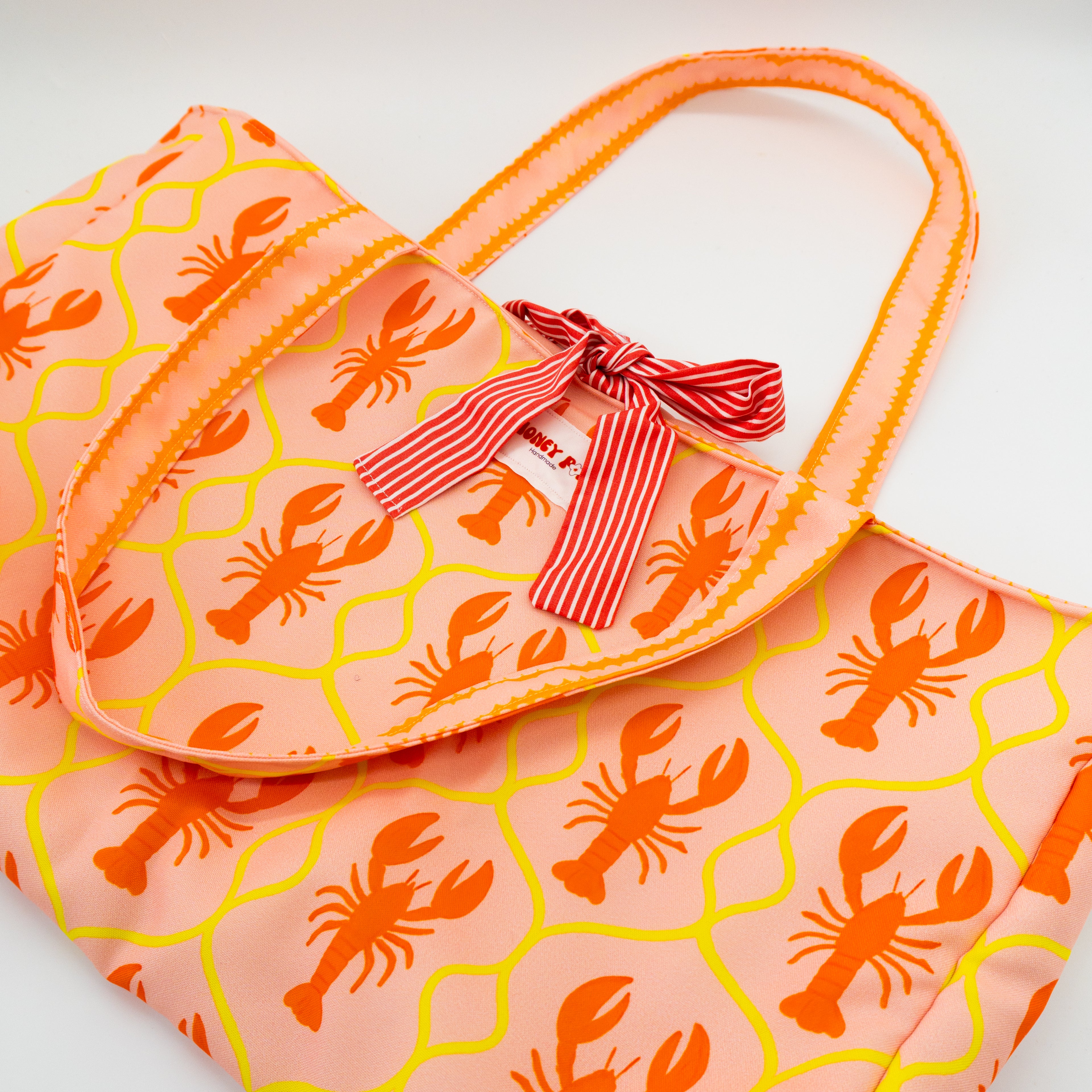 Bolsa de praia reversível Lagosta