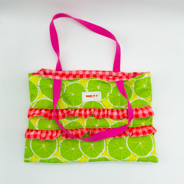 Bolsa de praia reversível Lagosta