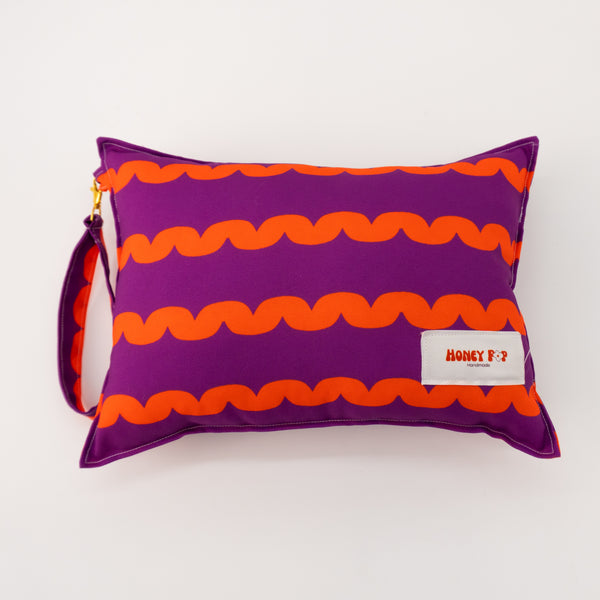 Almofada de praia Roxa